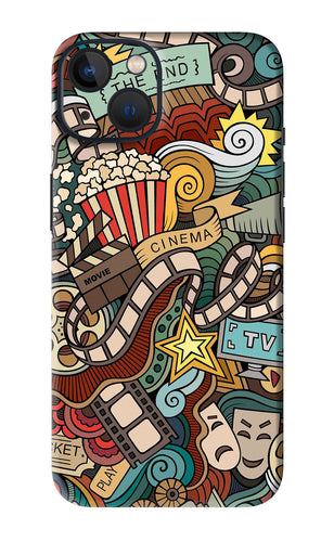 Cinema Abstract iPhone 13 Mini Back Skin Wrap