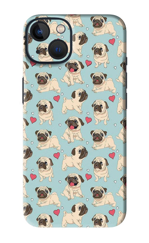 Pug Dog iPhone 13 Mini Back Skin Wrap
