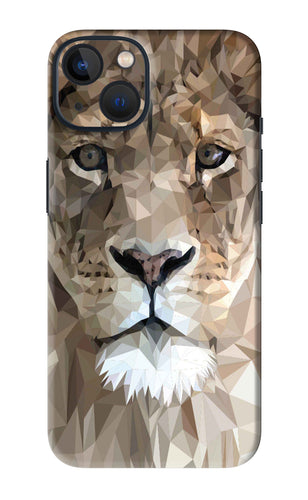 Lion Art iPhone 13 Mini Back Skin Wrap