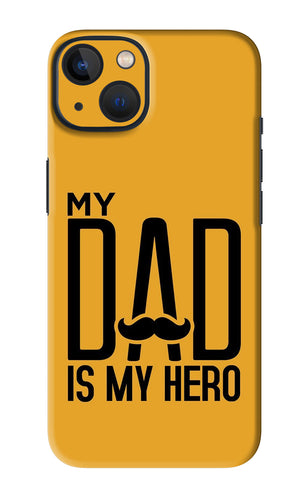 My Dad Is My Hero iPhone 13 Mini Back Skin Wrap