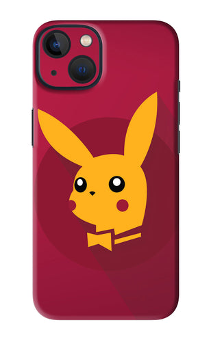 Pikachu iPhone 13 Mini Back Skin Wrap