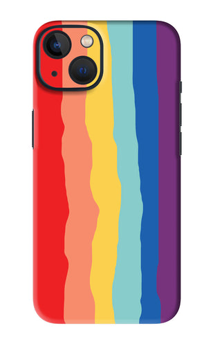 Rainbow iPhone 13 Mini Back Skin Wrap