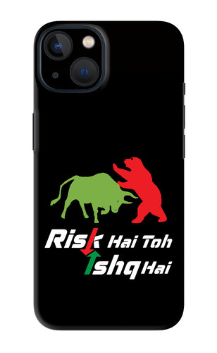 Risk Hai Toh Ishq Hai iPhone 13 Mini Back Skin Wrap