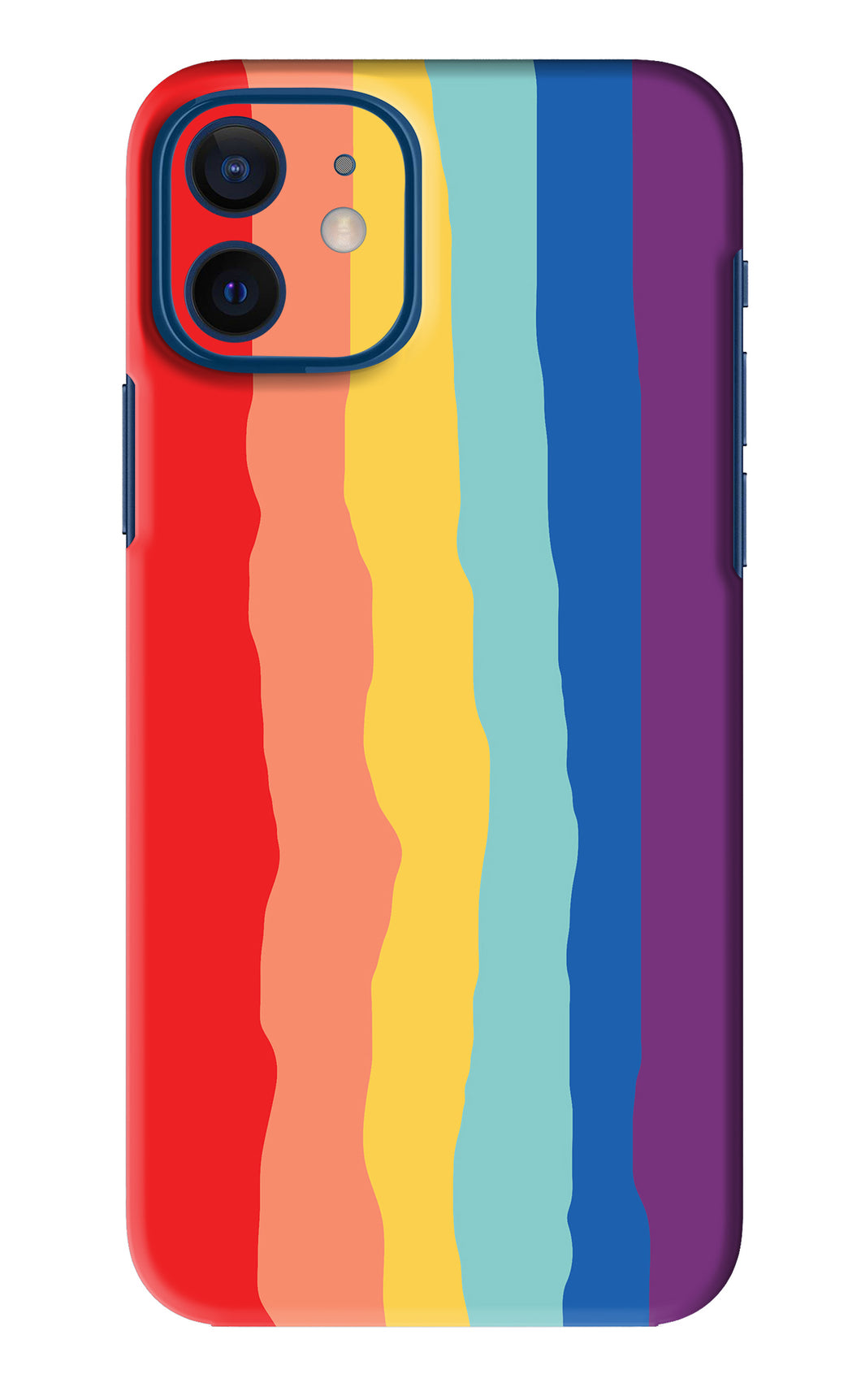 Rainbow iPhone 12 Back Skin Wrap