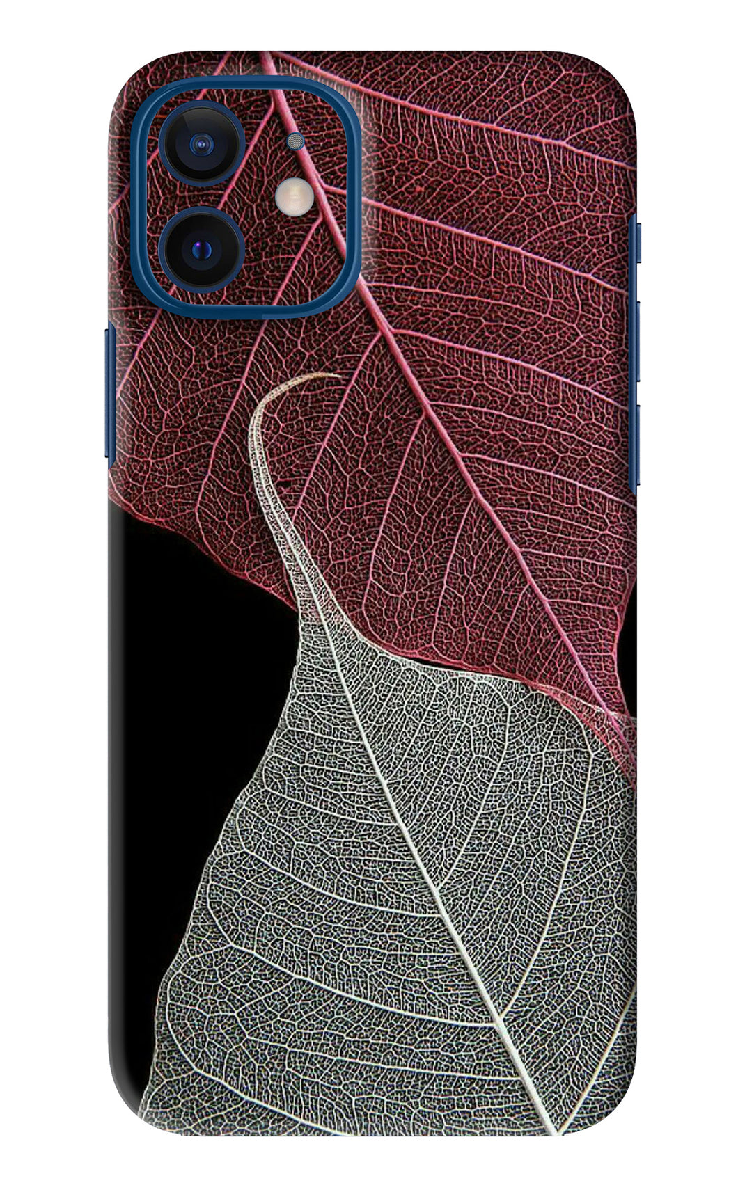 Leaf Pattern iPhone 12 Back Skin Wrap