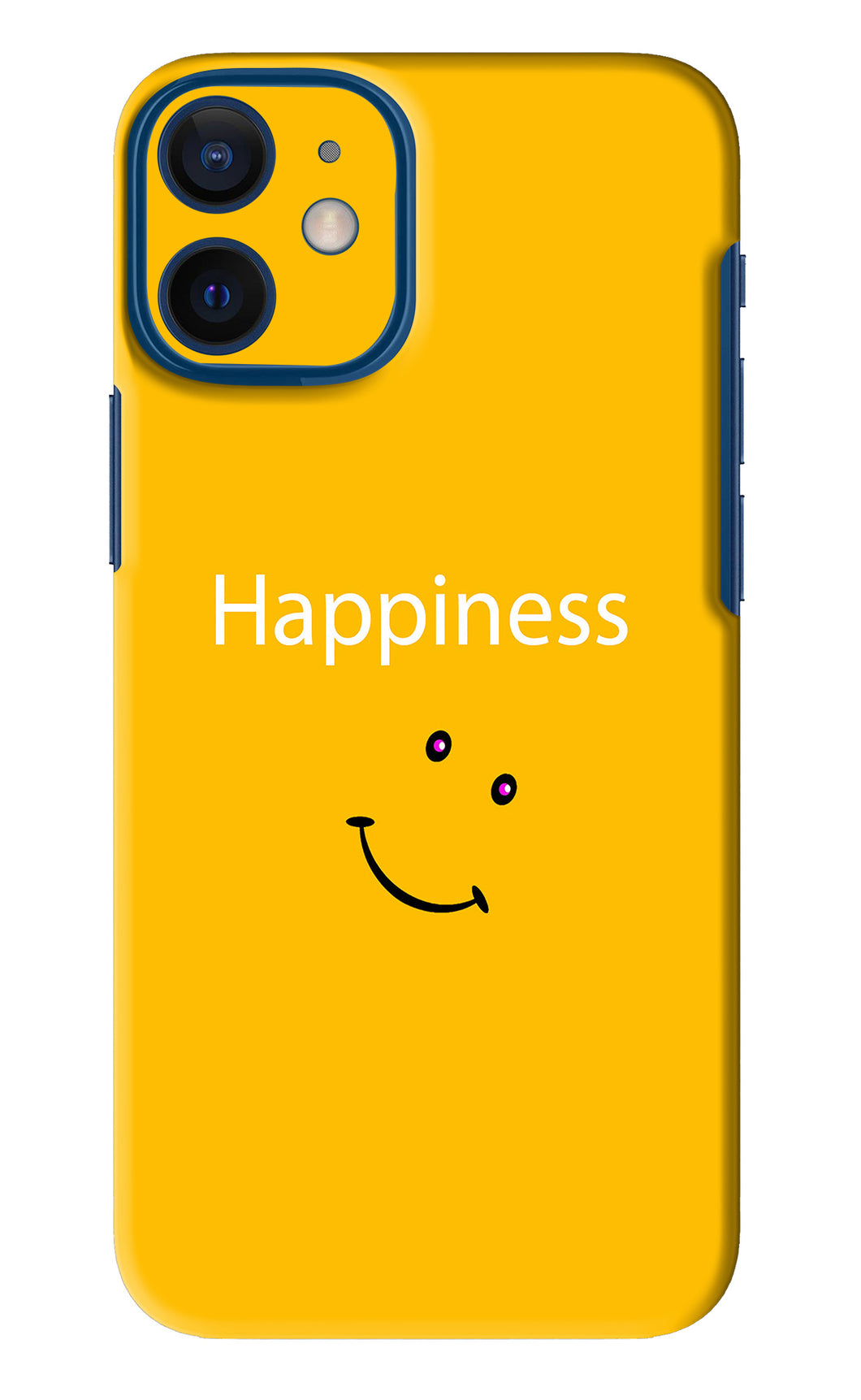 Happiness With Smiley iPhone 12 Mini Back Skin Wrap