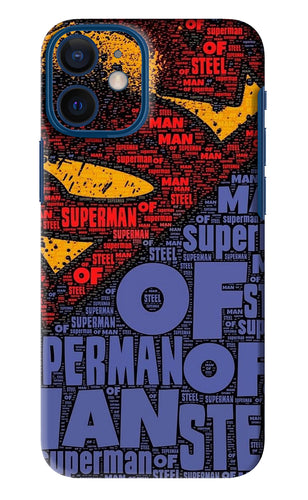 Superman iPhone 12 Mini Back Skin Wrap