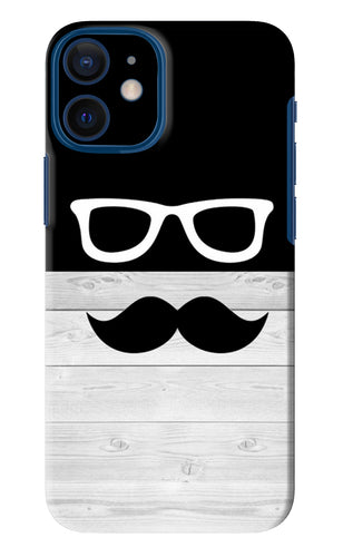 Mustache iPhone 12 Mini Back Skin Wrap