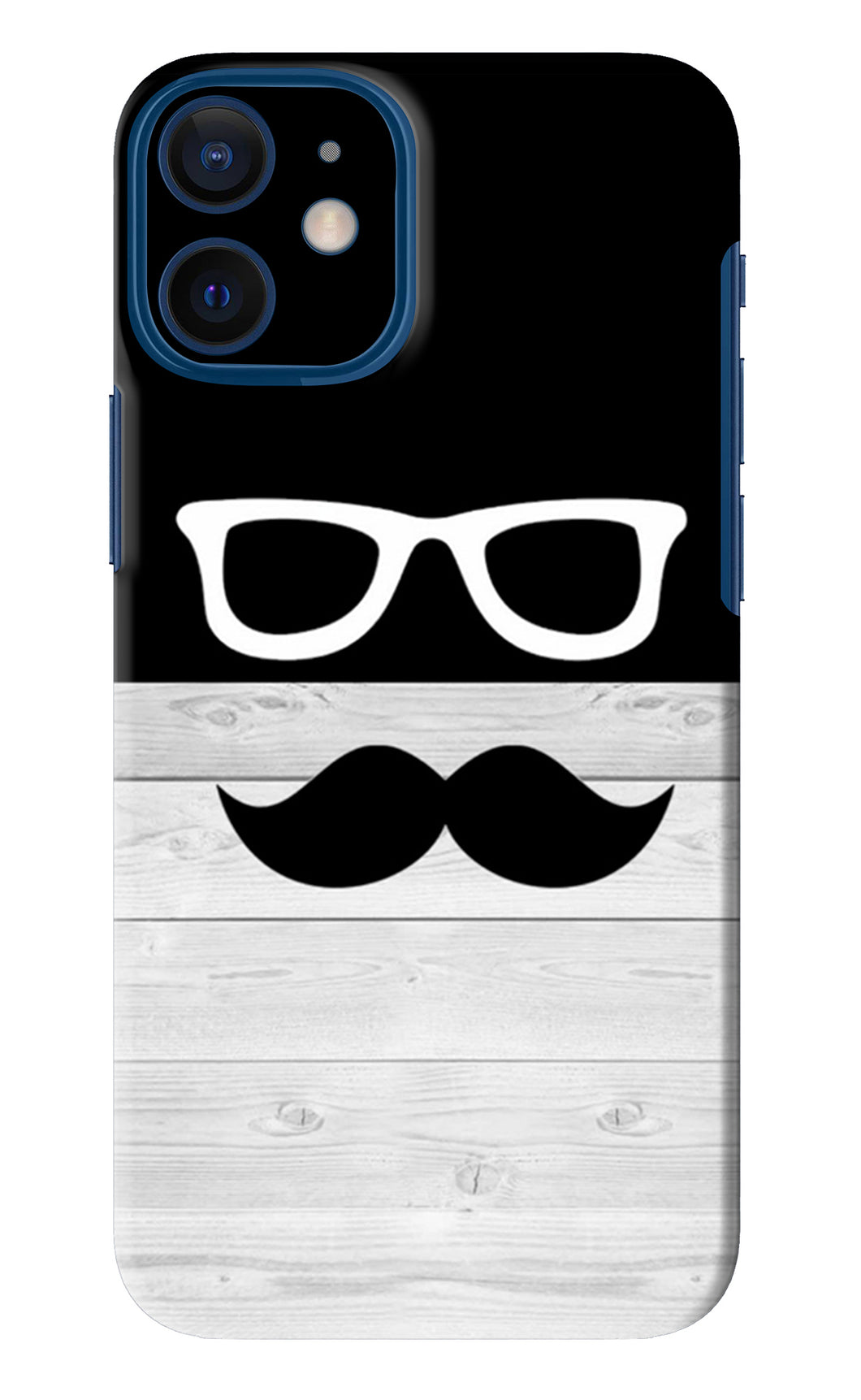 Mustache iPhone 12 Mini Back Skin Wrap