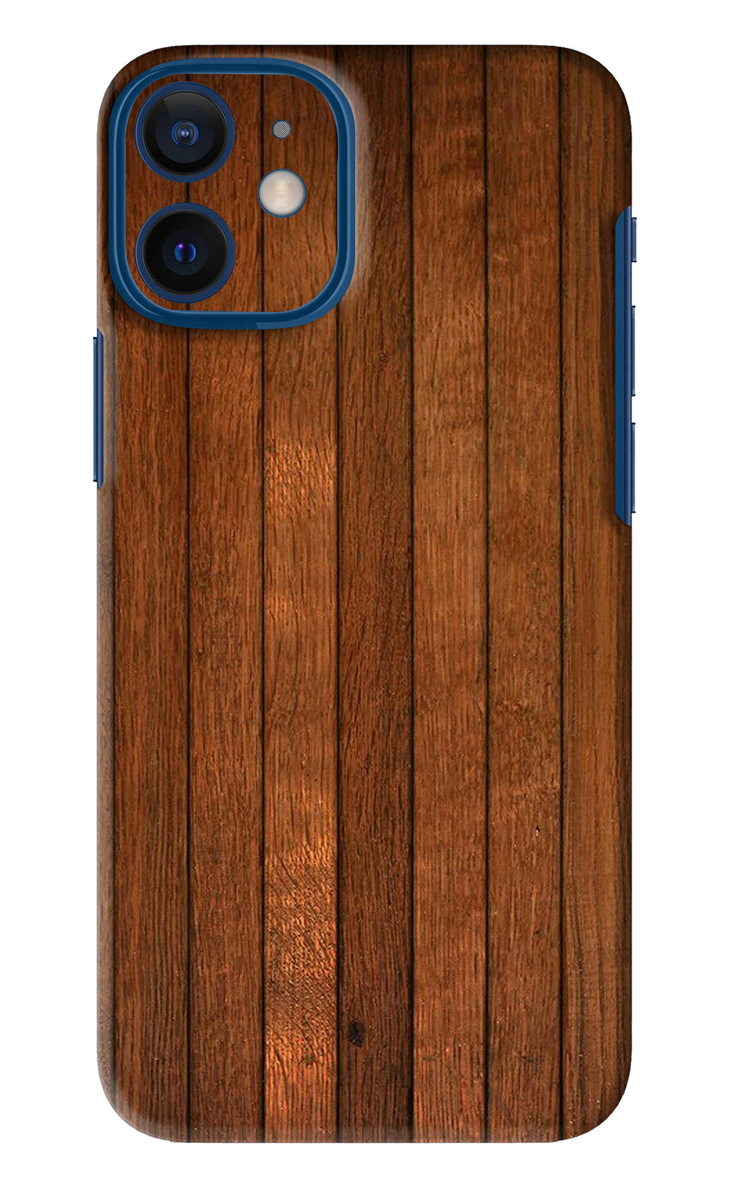 Wooden Artwork Bands iPhone 12 Mini Back Skin Wrap
