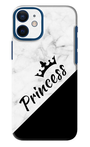 Princess iPhone 12 Mini Back Skin Wrap