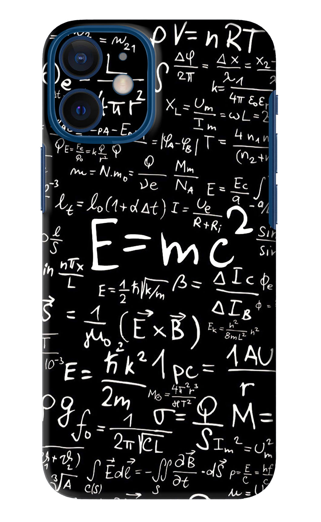 Physics Albert Einstein Formula iPhone 12 Mini Back Skin Wrap