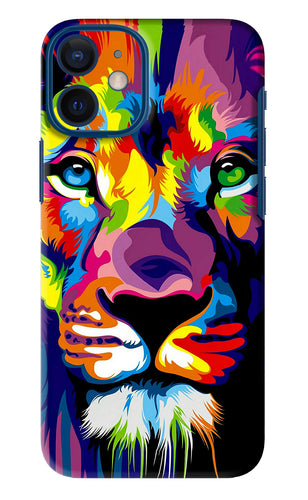 Lion iPhone 12 Mini Back Skin Wrap