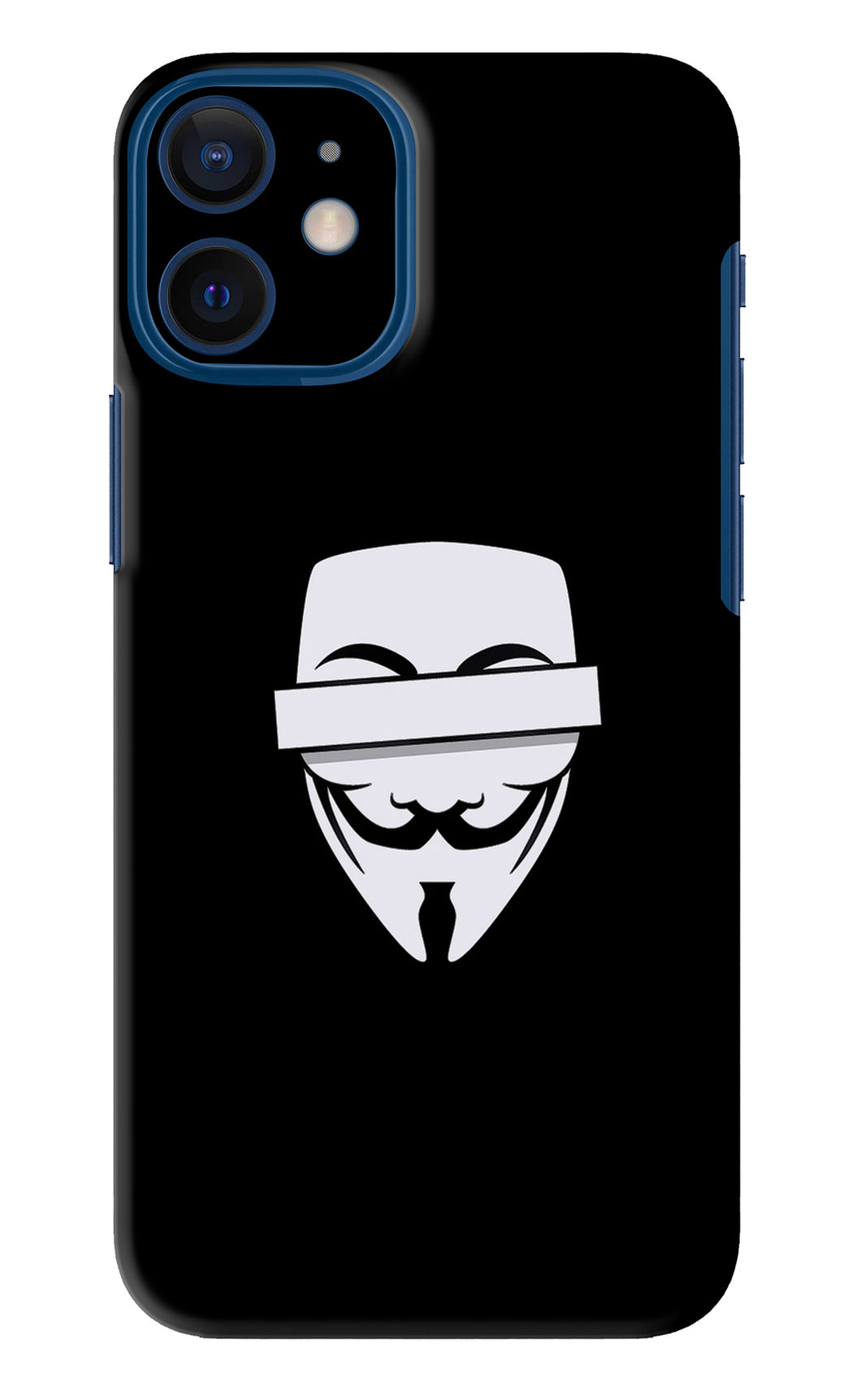 Anonymous Face iPhone 12 Mini Back Skin Wrap