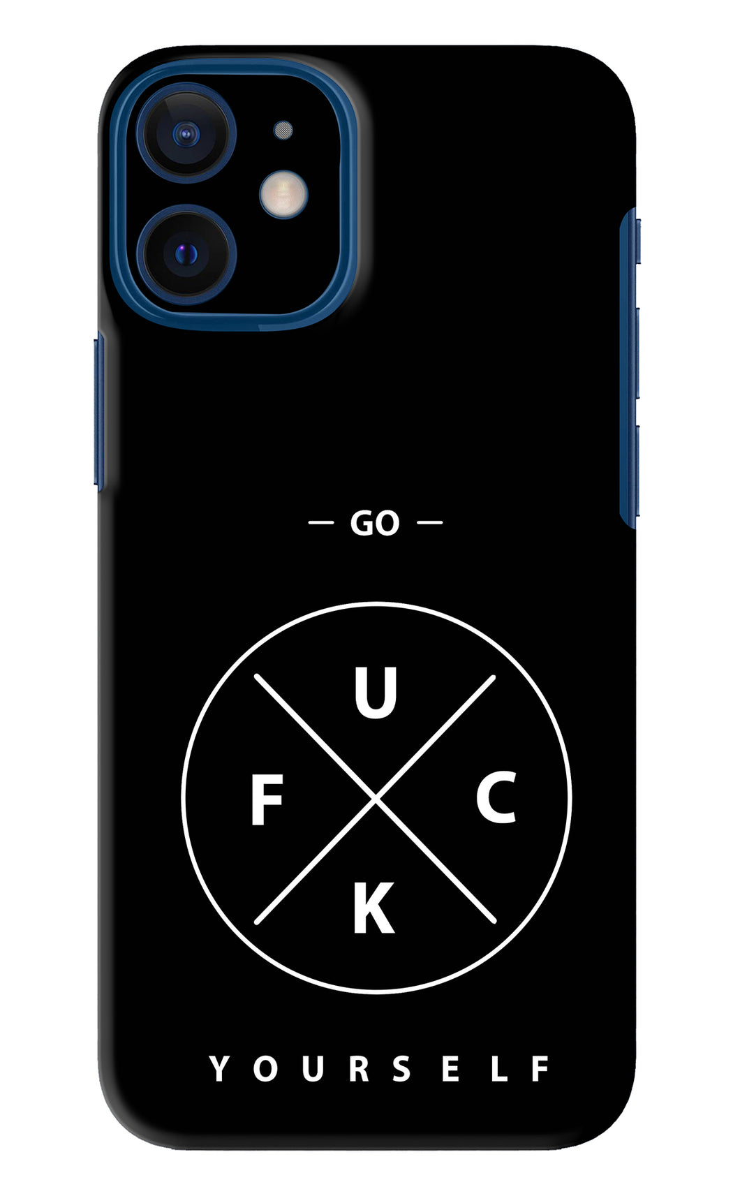 Go Fuck Yourself iPhone 12 Mini Back Skin Wrap