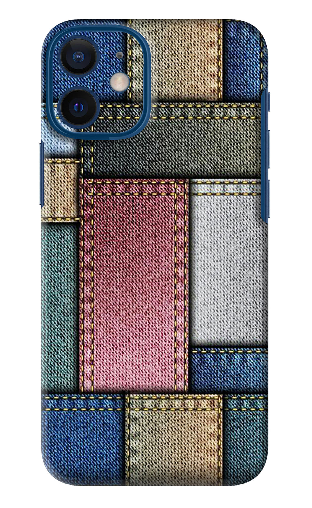 Multicolor Jeans iPhone 12 Mini Back Skin Wrap