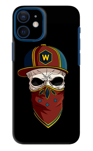 Skull iPhone 12 Mini Back Skin Wrap