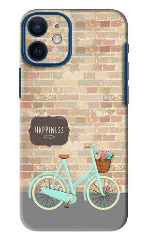 Happiness Artwork iPhone 12 Mini Back Skin Wrap