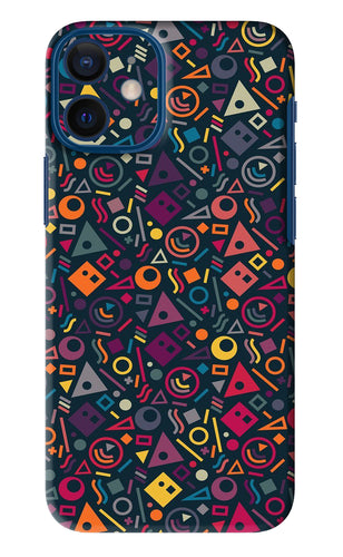 Geometric Abstract iPhone 12 Mini Back Skin Wrap