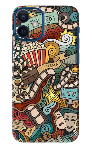 Cinema Abstract iPhone 12 Mini Back Skin Wrap