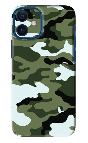 Camouflage 1 iPhone 12 Mini Back Skin Wrap