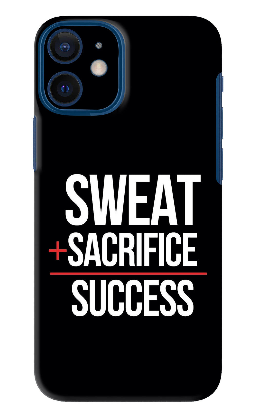 Sweat Sacrifice Success iPhone 12 Mini Back Skin Wrap