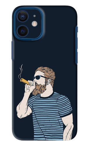 Smoking iPhone 12 Mini Back Skin Wrap