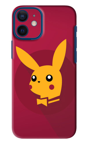 Pikachu iPhone 12 Mini Back Skin Wrap