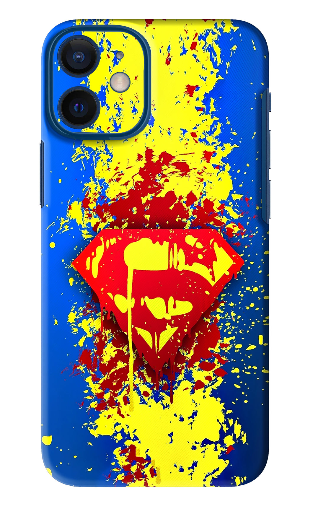 Superman logo iPhone 12 Mini Back Skin Wrap