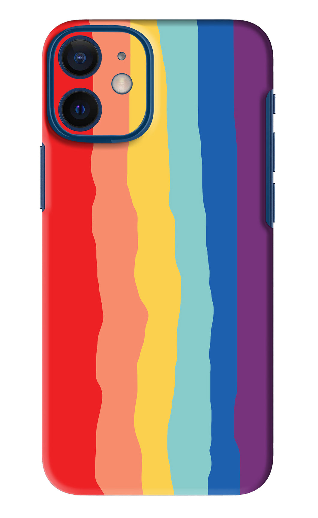 Rainbow iPhone 12 Mini Back Skin Wrap