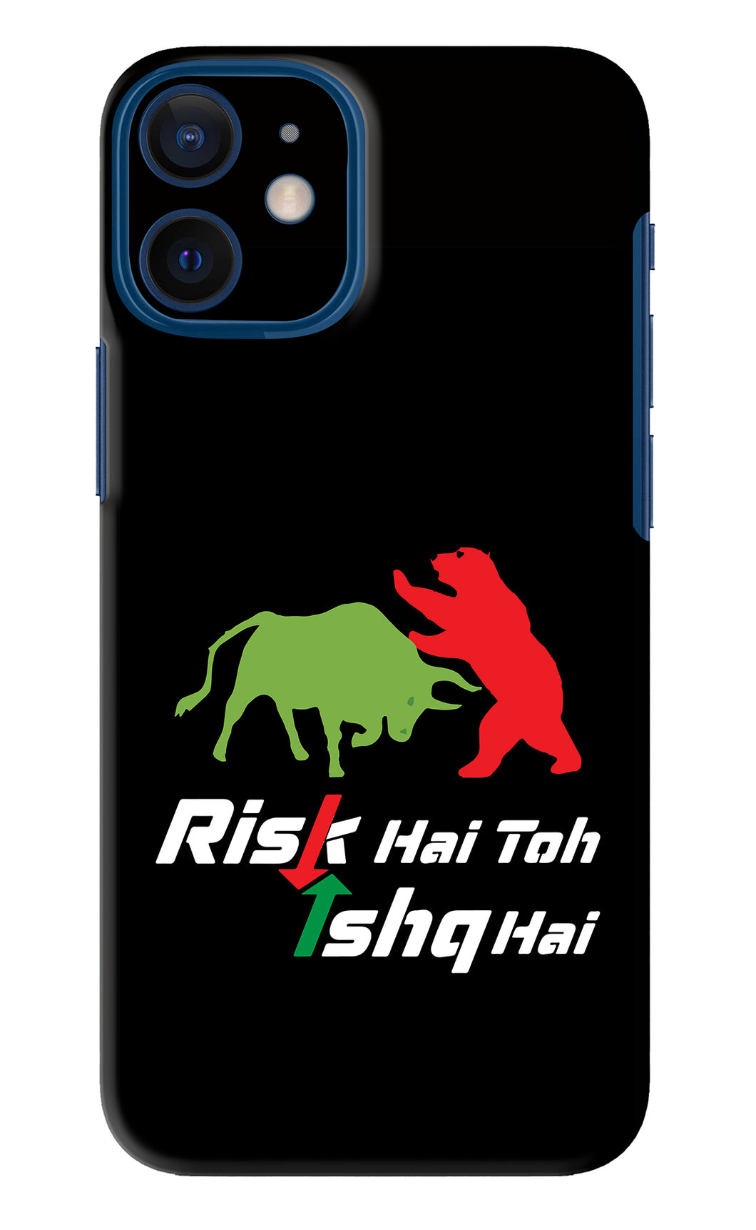 Risk Hai Toh Ishq Hai iPhone 12 Mini Back Skin Wrap