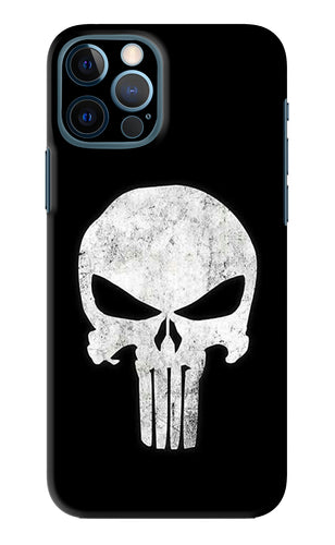 Punisher Skull iPhone 12 Pro Back Skin Wrap