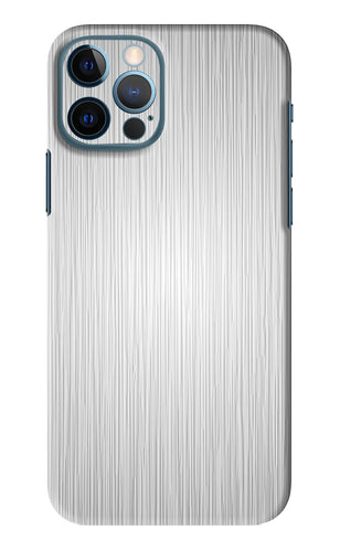 Wooden Grey Texture iPhone 12 Pro Back Skin Wrap