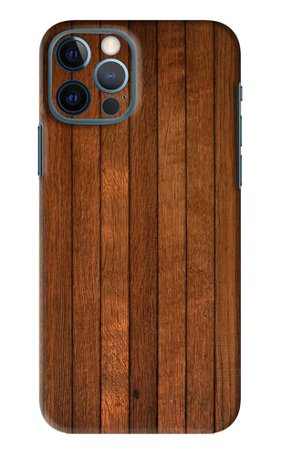 Wooden Artwork Bands iPhone 12 Pro Back Skin Wrap