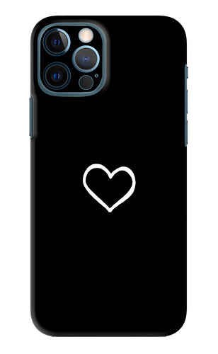 Heart iPhone 12 Pro Back Skin Wrap