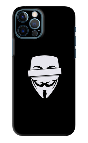 Anonymous Face iPhone 12 Pro Back Skin Wrap