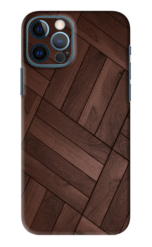 Wooden Texture Design iPhone 12 Pro Back Skin Wrap