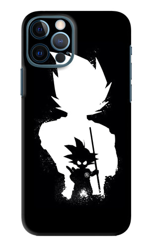 Goku Shadow iPhone 12 Pro Back Skin Wrap