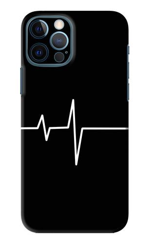 Heart Beats iPhone 12 Pro Back Skin Wrap