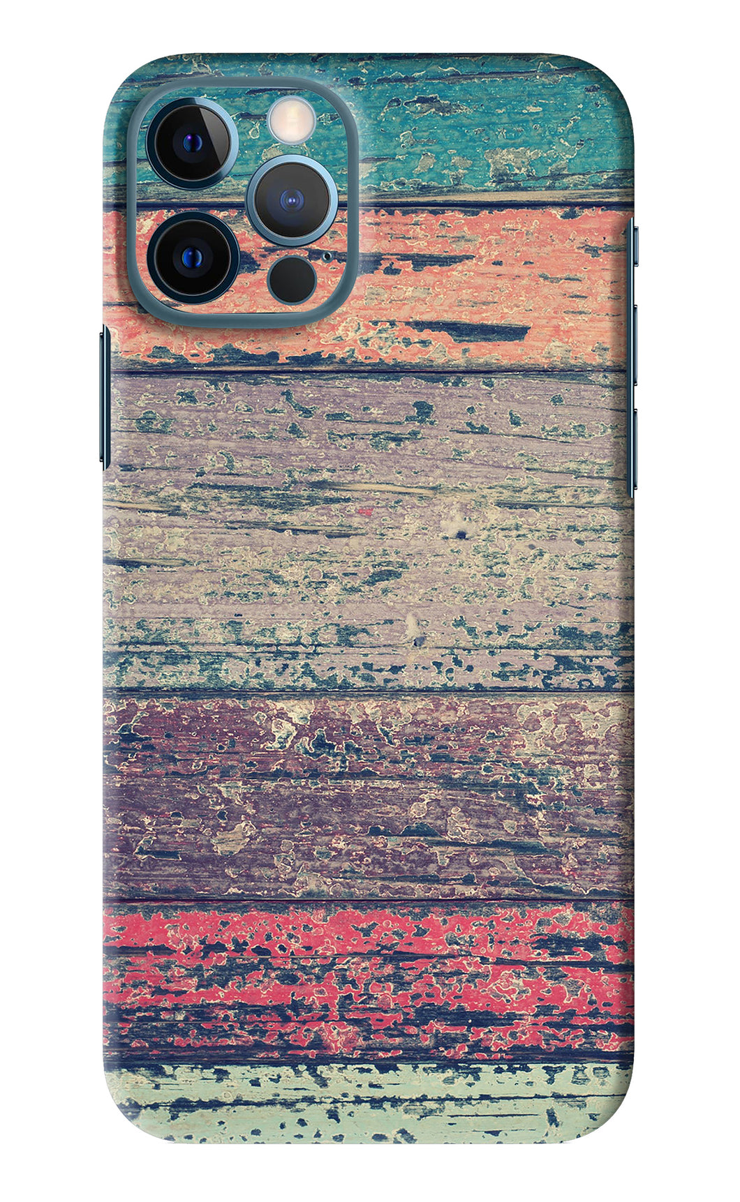 Colourful Wall iPhone 12 Pro Back Skin Wrap