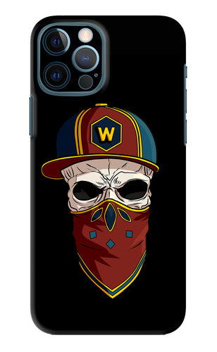 Skull iPhone 12 Pro Back Skin Wrap