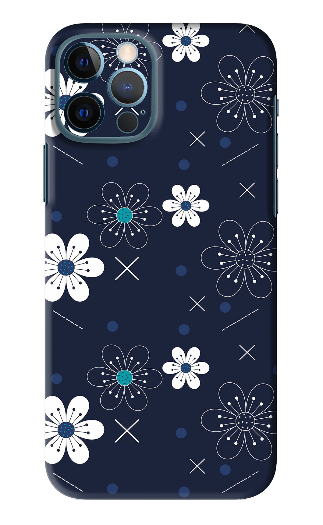 Flowers 4 iPhone 12 Pro Back Skin Wrap