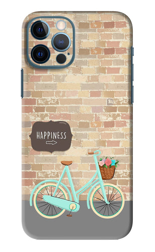 Happiness Artwork iPhone 12 Pro Back Skin Wrap