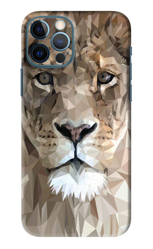 Lion Art iPhone 12 Pro Back Skin Wrap
