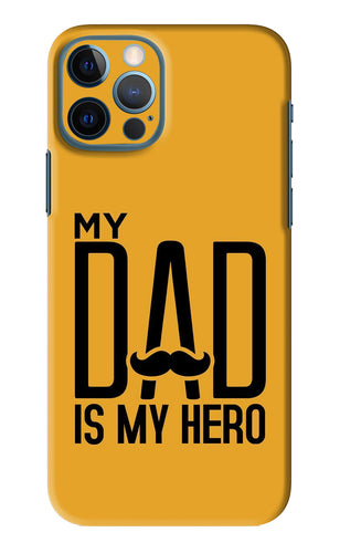 My Dad Is My Hero iPhone 12 Pro Back Skin Wrap