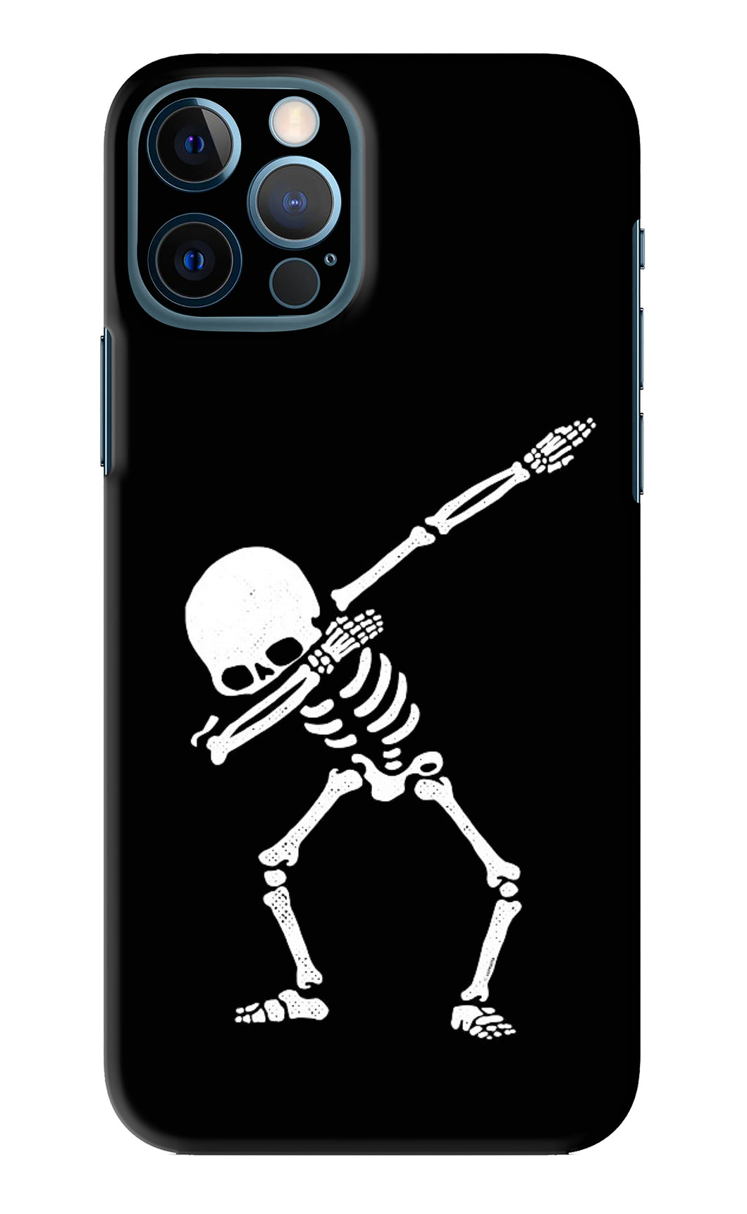 Dabbing Skeleton Art iPhone 12 Pro Back Skin Wrap