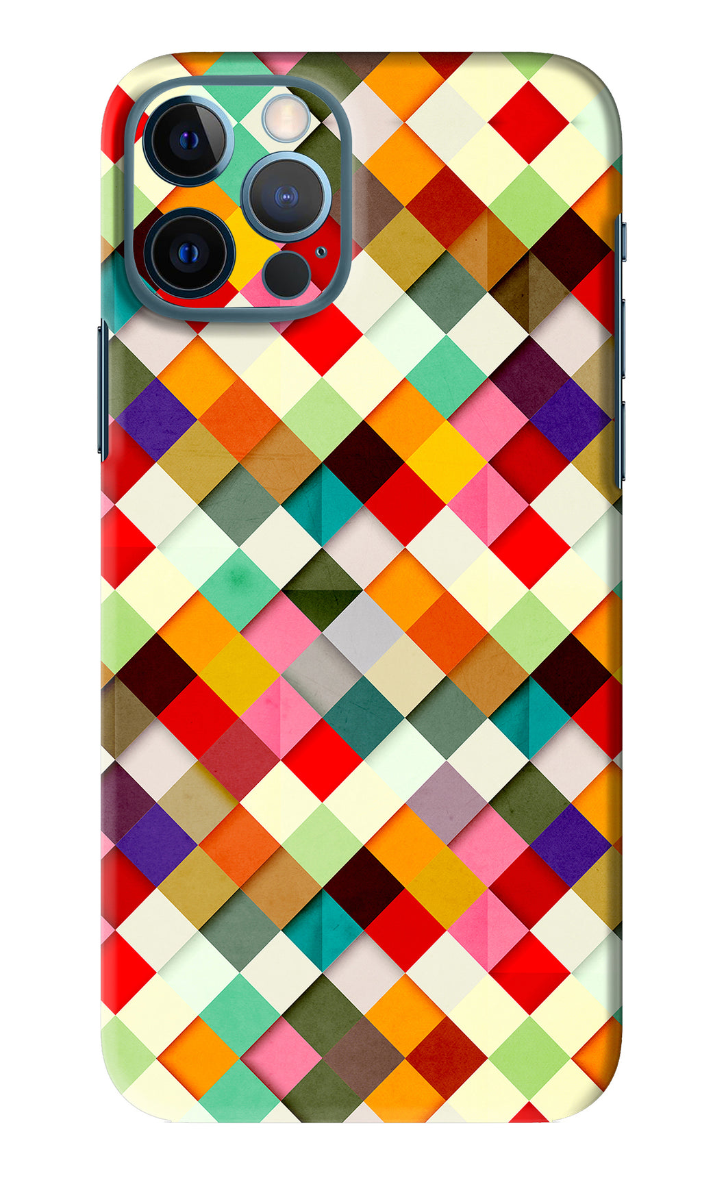 Geometric Abstract Colorful iPhone 12 Pro Back Skin Wrap