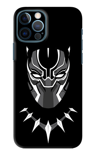 Black Panther iPhone 12 Pro Back Skin Wrap