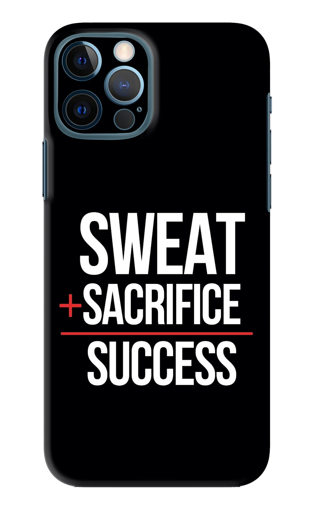 Sweat Sacrifice Success iPhone 12 Pro Back Skin Wrap