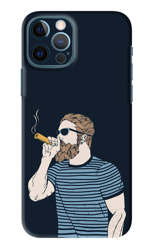 Smoking iPhone 12 Pro Back Skin Wrap